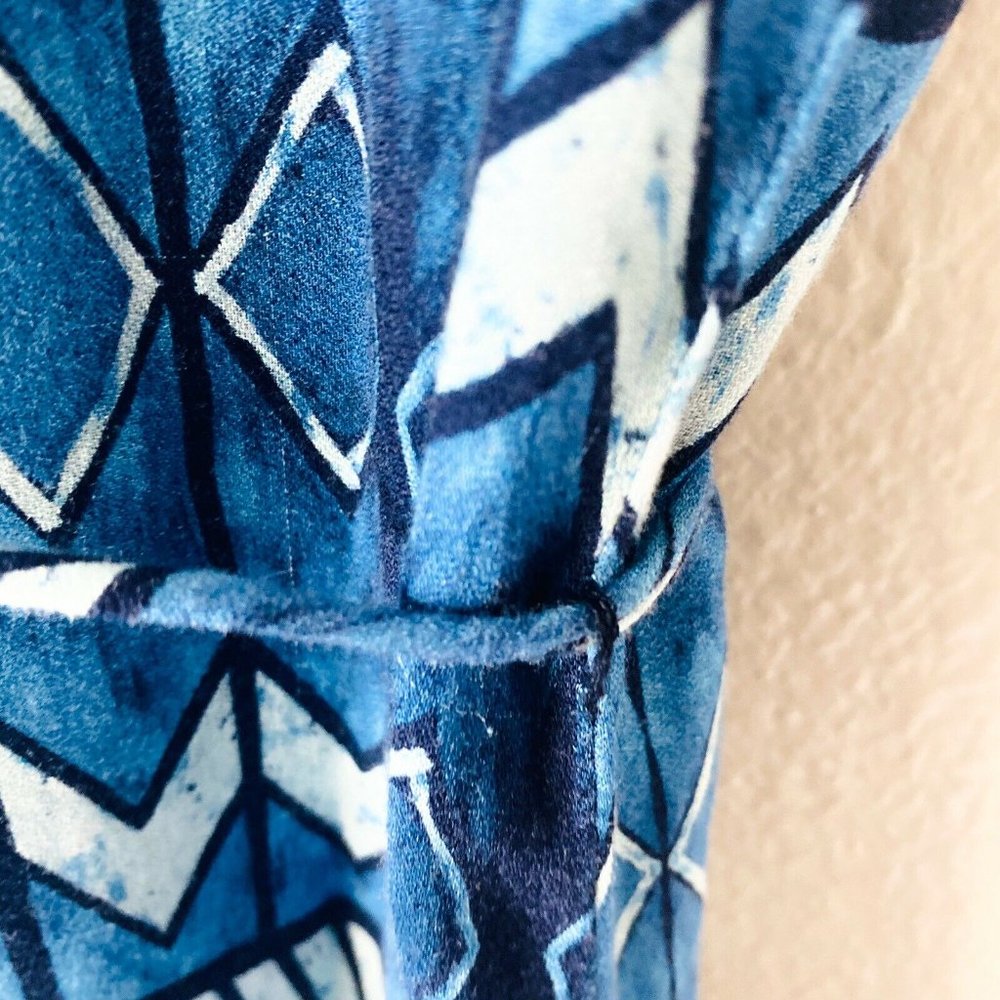 Rory Beca blue summer maxi side slit sleeveless - Picture 8 of 8